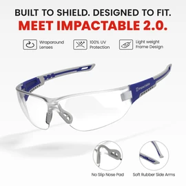 Upgraded 2.0 Safety Pickleball Glasses