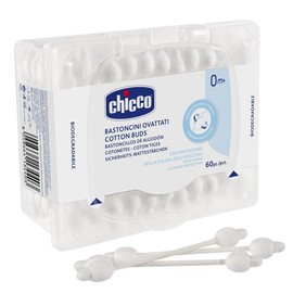 Chicco Padded Sticks with Eardrum Protection, 60pcs