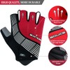 Souke Sports Half Finger Cycling Gloves, Unisex, Gel Shock Absorption,