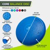 ProsourceFit Core Balance Disc Trainer, 14” Diameter with Pump for