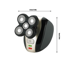 5D Electric Shaver, 1 Set Rechargeable Electric Razor with Limit Combs, Multifunctional Portable Electric Shaver for Men