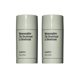 Nécessaire The Deodorant Duo Eucalyptus | Natural Aluminum Free Deodorant For Women & Men. Extra Strength Treatment with Mandelic Acid. Free of Baking Soda, Ozokerite & Parabens (75 g/2.5 oz)