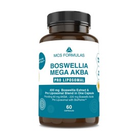 MCS Boswellia Mega AKBA Pro Liposomal 402mg 60 Vegetable Capsules