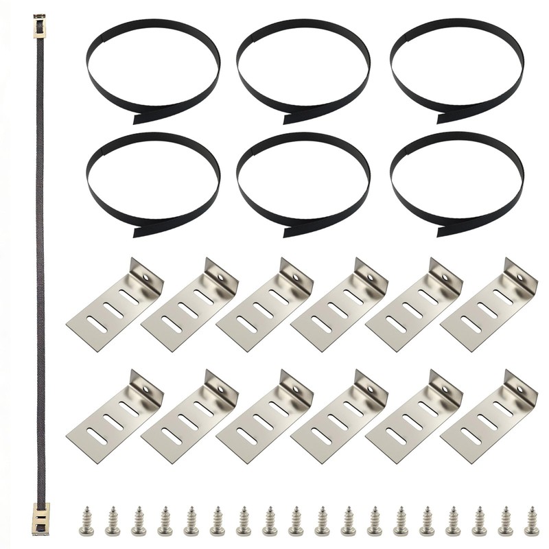 Seimneire 6 Set Drawer Repair Kit, Reinforcing Drawer Support Brackets