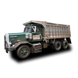 AMT Autocar Dump Truck - 1/25 Scale Model Truck Kit - Buildable Vintage Vehicle for Kids and Adults