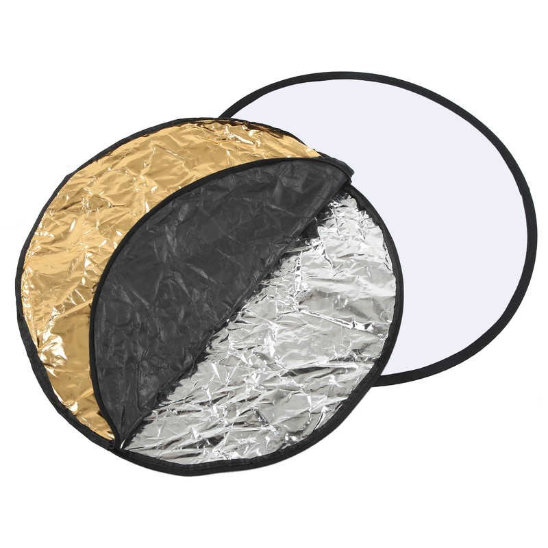 5 in 1 Photography Light Reflector Collapsible Lighting Round Reflector
