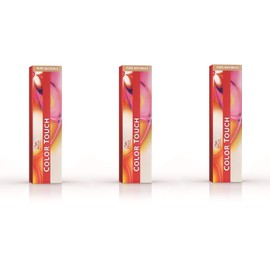 Wella Pack of 3 Colour Touch 60 ml Pure Naturals 6/0