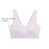 Floatley Cozy Scalloped Bra Comfort Wirefree Full Coverage Seamless Bra