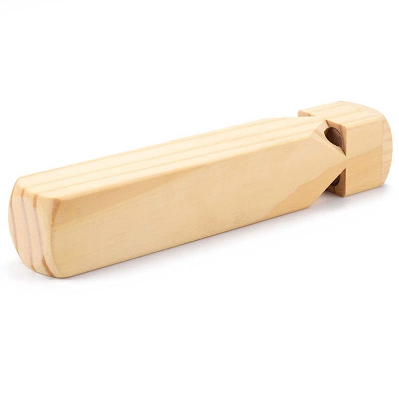 MYUBWTF Solid Wood Train Whistle 4 Tones, Noisemaker Toys and