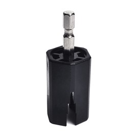 Hexagonal Guitar String Winder Head Diy Maintenance Tool Accessories Winder Drill Plug String Peg Puller For Guitar Bass