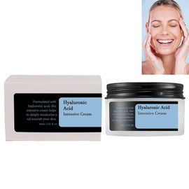 Hyaluronic Acid Intensive Cream,Anti Aging Face Cream with Hyaluronic Acid and Snail Extract,Skincare Moisturiser Long-lasting Hydration,Anti Aging Face Cream Hyaluronic Acid Moisturiser 100g