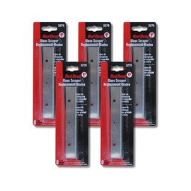 Red Devil 3276 4" Glass Scraper Replacement Blades, Pack of 5