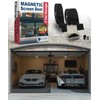 2 Car Garage Door Screen Magnetic Self-Closure- Retractable Fiberglass Mesh