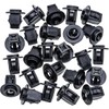 Rexka 25pcs Fender Liner Flare Retainer Nut Screw Grommet for