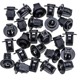 Rexka 25pcs Fender Liner Flare Retainer Nut Screw Grommet for Nissan Infiniti 76881-JG00A