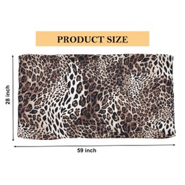 Womens-Leopard Print Shawl Scarf - Lightweight Wrap Scarves Shawl Cheetah Sunscreen Scarves for Spring Summer Season Travel