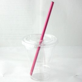 Nagao Tsubamesanjo Aluminum Straw, 8.3 x 0.2 inches (21 x 0.7 cm), Pink, Made in Japan