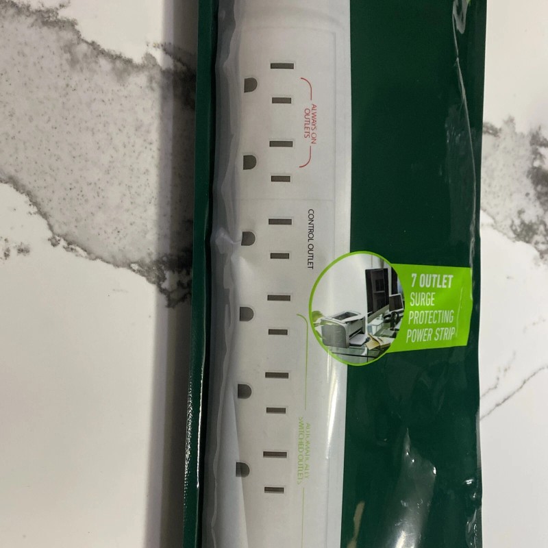 Greenlite Tier 1 Advanced 7 Outlet Surge Protecting Power Strip.