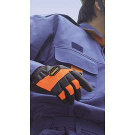 Prohands Synthetic Leather PU Embossed Gloves pu625 , grey