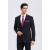 Enlision Hot Pink Ties for Men Wedding Plaid Tie Pocket