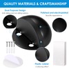 MorningRo 2 Pcs Self Adhesive Door Stoppers, Stainless Steel Floor
