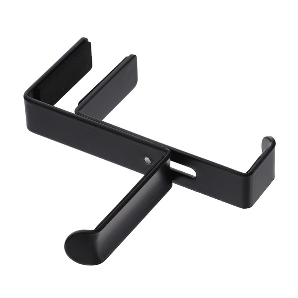 KOMBIUDA Adjustable Metal Headphone Rack Punch Under Desk Hook for