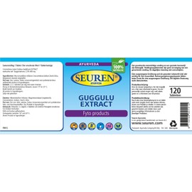 Guggulu Ayurveda Extract 120 Capsules