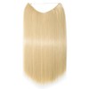 Hair Extensions, 1 Braid, Hair Thickening, Smooth with Invisible Wire