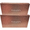 (2 Pack) Glitter Rose Gold Photo Album - Holds 36