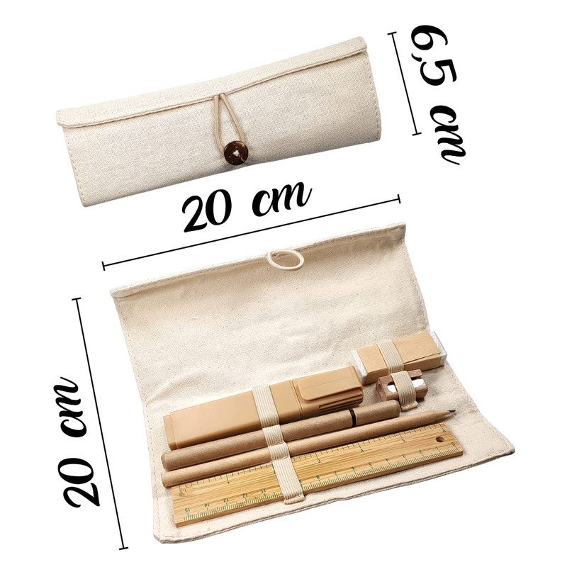 Powersell srls ECO Writing Set, Friendly Kit in Linen, Cardboard