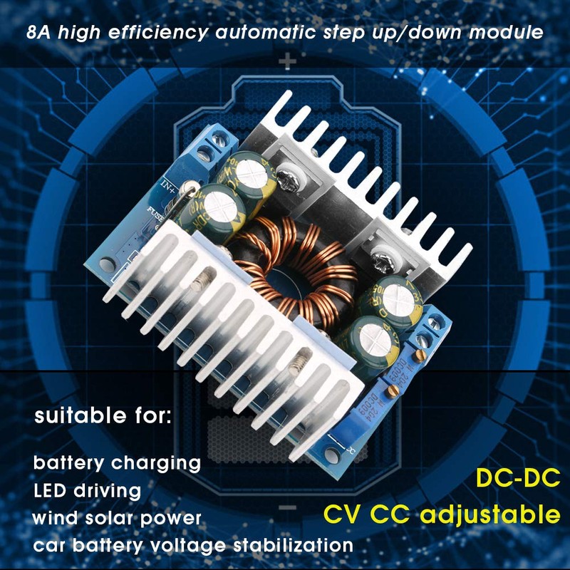 DC-DC Converter, Power Supply Module, DC5-30V to 1.25-30V Automatic Step