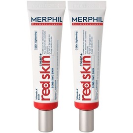 Merpil Red Skin Intensive Improvement for Redness and Complexion Red Skin Cream, 30ml, 2 pcs / 메르필 붉은기 안색 홍조 집중개선 레드스킨 크림, 30ml, 2개