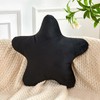 XVTRU Black Star Throw Pillow, Cute Star Pillow Room Decor,