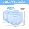 WUFGWBD 6 Pairs Of Blue Forefoot Pads, Hollow Breathable Forefoot