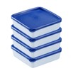Westmark 4 Food Storage / Freezer Containers with Lid Capacity