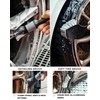 oesee 8PCS Pro Wheel Cleaning Kit - Woolies Brushes, Detailing