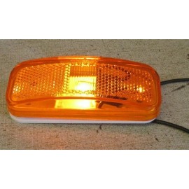 Optronics Glo Brite 118A/117R Replacement -RV Trailer Truck Side Marker Light - Amber Lens