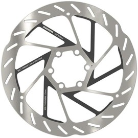 SRAM HS2 ディスクブレーキローター - 160mm 6ボルト 丸形 シルバー/ブラック