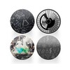 4 x Round Science Coasters - Chemistry Set Teacher Men