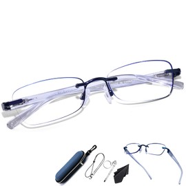 ESAVIA 1.0-3.5X Magnifying Glasses, Ultra Lightweight, Blue Light Cut, Rimless Magnifier, Magnifying Glasses, Magnifying Glasses, Magnifying Glasses, Magnifying Glasses, Magnifying Glasses, Magnifying