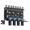 Fan Hub 12V 4pin 8 Channels 4 Knob Stable Precise