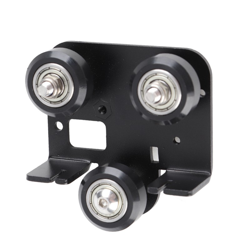 Back Support Plate Black Metal 3D Printer Extruder Back Support