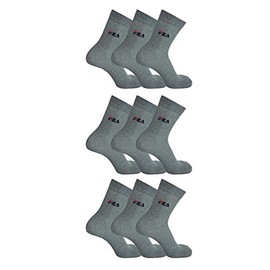 Fila Unisex F9630 Plain Socks (Pack of 3)
