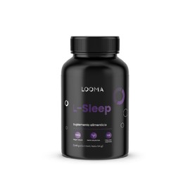 L-Sleep de Looma – Suplemento Natural para un Sueño Reparador – Valeriana, Tila, Pasiflora, Melisa, Zapote Blanco y Lúpulo – 120 Cápsulas para dormir