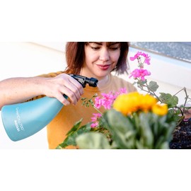 GreenCity 700 Trigger Sprayer, Usable Capacity, 0.7L, Removable Lance 13cm, Transparent Container, Replaceable Nozzles, Ergonomic Design, Home and Garden