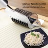 Staless Manual 22×7×6 Stainless Steel Noodle Lattice Roller Dough Cutter