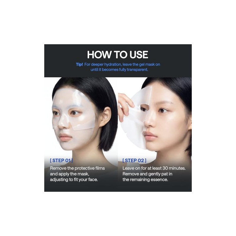 Mascarilla de gel de hidratación profunda con ácido hialurónico Hyper