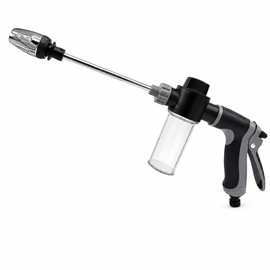 High Pressure Water Gun Nozzle for Car Wash and Garden - Adjustable Hose Spray Cleaner for Outdoor Maintenance and Household Tasks