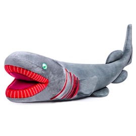 lilizzhoumax Simulation Shark Plush Toy 59cm/23”, Realistic Stuffed Animal Shark, Cute Sea Creatures Sharks Model Soft Shark Plush Toy Home Decoration Toys, Gift for Friends and Kids