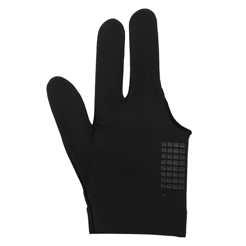 Left Hand Billiard Gloves Polyurethane Fiber Average Size Three Fingers